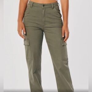 Hollister High-Rise Utility Dad Pants